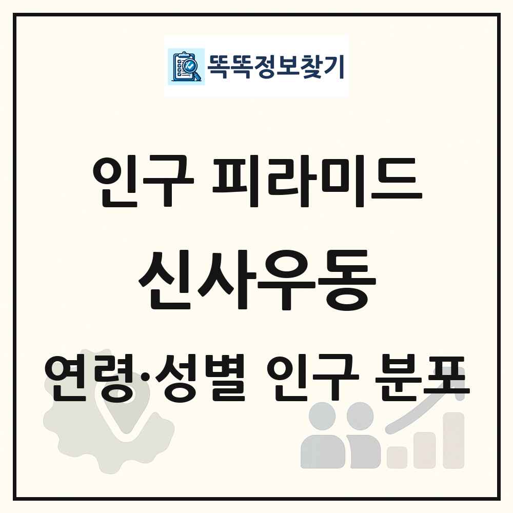 신사우동 인구 피라미드 링크 그림